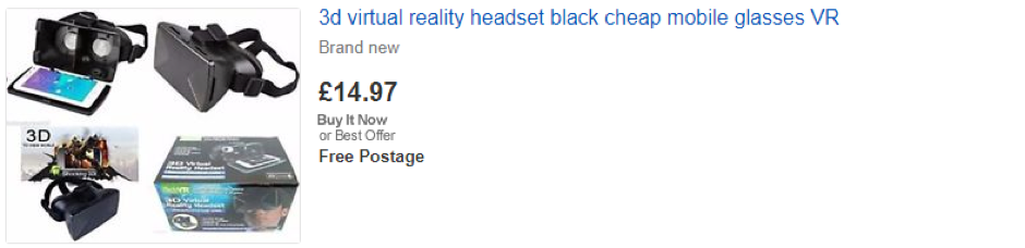 titre de produit eBay mauvais exemple